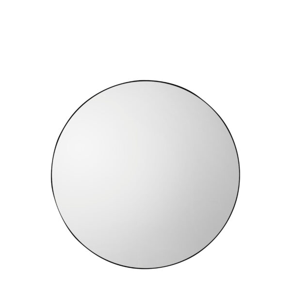Broadstairs Round Mirror – Black