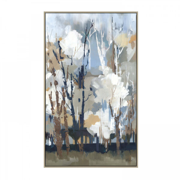 Silver Birch Framed Canvas