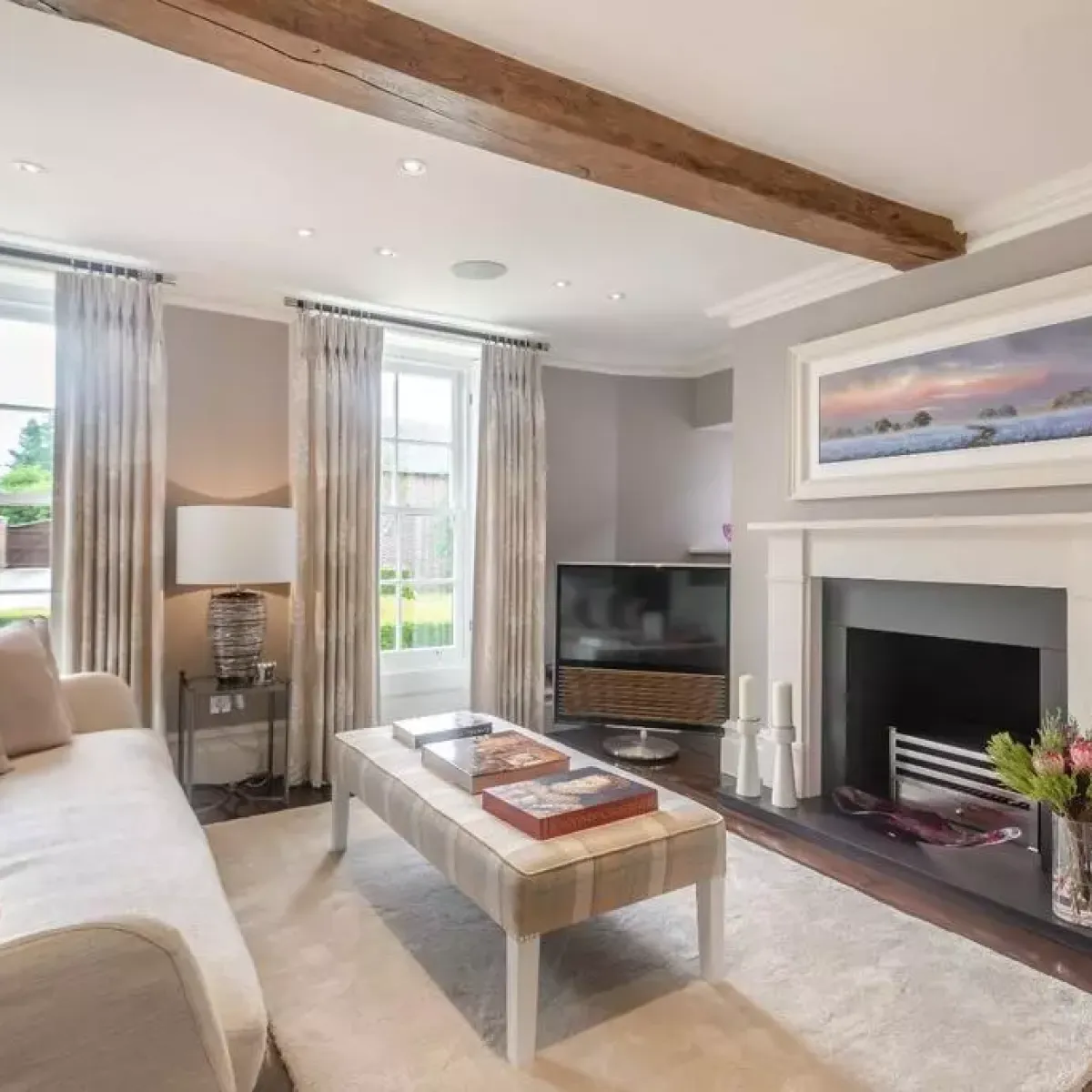 Atlantic Interiors Home Hero Bed & Lamp